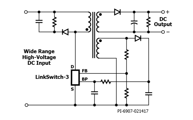 図 1. 標準的な回路 (簡易化されておらず、実際の回路)